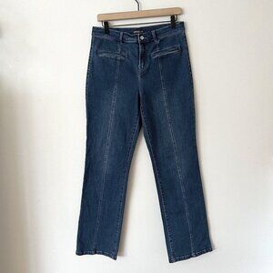 J. McLaughlin Emmie Baby Bootcut Front Seam High Rise Jeans Women's Size 8